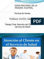 Trabajo Final Atención Al Cliente en El Servicio de Salud