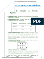 12.4 Fórmulas de Los Compuestos Orgánicos - Formulación y Nomenclatura de Química Orgánica