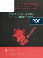 Curso de Teoría de La Literatura D. Villanueva