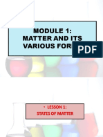 Matter and Its Various Forms