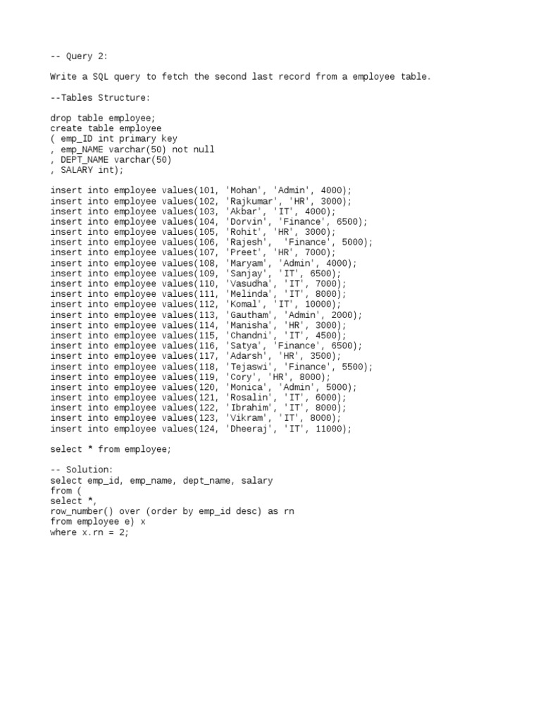 Query+2+ +script | PDF | Teaching Methods & Materials | Computers
