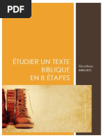 Etudier Un Texte Biblique en 8 Étapes