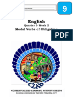 English: Modal Verbs of Obligation