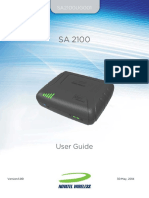 SA2100UG001 SA 2100 User Guide Ver1 00 2014AUG15