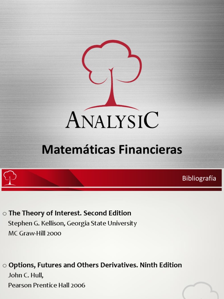 Matemáticas Financieras y Teoría del Interés | PDF | Interés | Duración ...