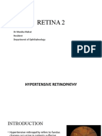 Retina 2: DR Monika Mahat Resident Department of Ophthalmology