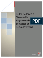 Informe de Tabla de Verdad y Diagrama de Contactos