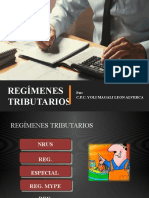 Sistema Tributario - Regimenes Trib.