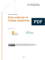 Cómo Elaborar Un Trabajo Academico