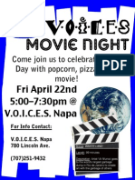 VOICES Napa April Movie Night, Friday April 22