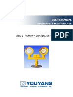 User'S Manual Operating & Maintenance: RGL-L: Runway Guard Light (Led)