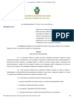 Lei Complementar #130 - 2017 - Casa Civil Do Estado de Goiás