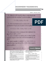 terea de velocidad de reaccion y reaccion redox