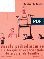 Denisa Godeanu Bazele Psihodinamice Ale Terapiilor Experiențiale de Grup Și de Familie PDF