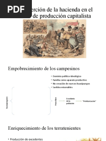 Inserción de La Hacienda en El Modo Capitalista