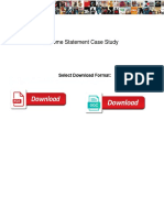 Income Statement Case Study