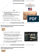 The US Civil War: Which Historical Events Show That Financial Intermediaries Were Not Developed in The US?