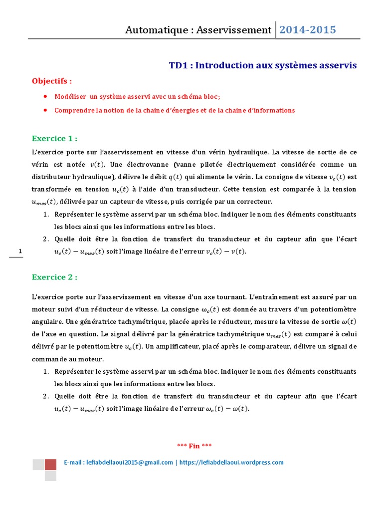 TD 1 | PDF