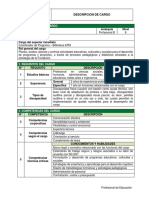 081-21 Profesional B. Educación