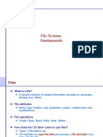 File Systems: Fundamentals