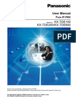 User - Manual Panasonic TDE6600