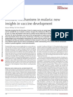 Immune Mechanisms in Malaria New Insights in Vaccine Development
