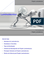 Aula - Projeto Luminotécnico