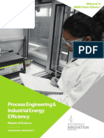 Process Engineering & Industrial Energy Efficiency: Master of Science