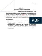 Taller Sobre Algunos Conceptos Básicos de Química