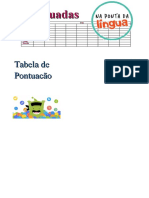 Tabuadas Na Ponta Da Lingua Tabela