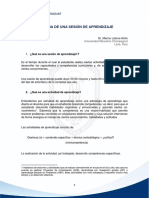 94 Esquema de Una Sesión de Aprendizaje