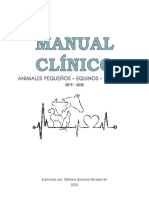 Manual Clínico 2020 (Animales Pequeños, Equinos, Rumiantes)