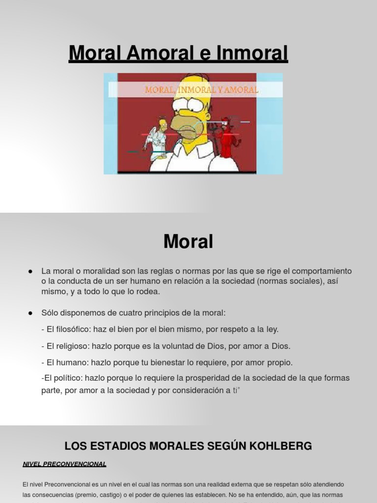 Diferencias Entre Inmoral Y Amoral – ATZG