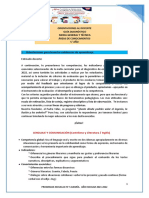 Orientaciones Docentes. Guia Diagnóstico QUINTO AÑO MGT