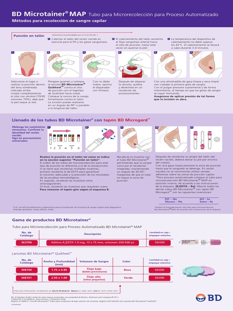BD Microtainer MAP: Tubo para Microrecolección para Proceso ...