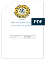 Engineering material types and composite report
