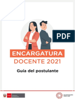 Guía Del Postulante para Encargatura Docente 2021