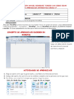 Guia N°3 Informatica Escribir en Wordpad