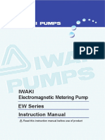 Iwaki Electromagnetic Metering Pump EW Series Instruction Manual