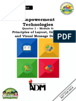 Empowerment Technologies: Principles of Layout, Graphic, and Visual Message Design