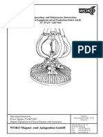 Safety instructions for magnet equipment