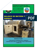 Balance de Materia Y Energia: Semana01