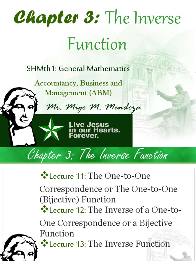 Understanding Inverse Functions in Math | PDF | Function (Mathematics ...