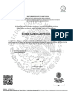 Certificado de Terminación de Estudios Técnico en Logística