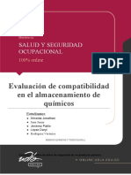 Evaluación de Compatibilidad en El Almacenamiento de Químicos