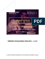 Módulo 4 - Curso de Formação em Psicanálise Clínica