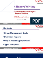 Session 1 - Introduction To Report Writing