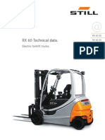 Electric Forklift RX 60 Technical Data Sheet