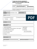 Unified Research Ethics Review Committee: Form 3.5 Deviation / Non-Compliance / Violation Report