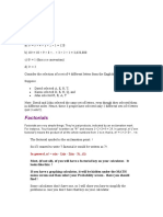 Factorials: in General, N! N (N - 1) (N - 2) (N - 3) ...